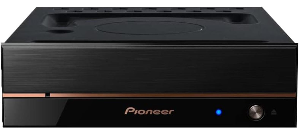 Pioneer BDR-S13U-X M-DISK BDXL Compatible with Windows 11 Special Painted Black Housing BD Drive Premium Model Piano Black