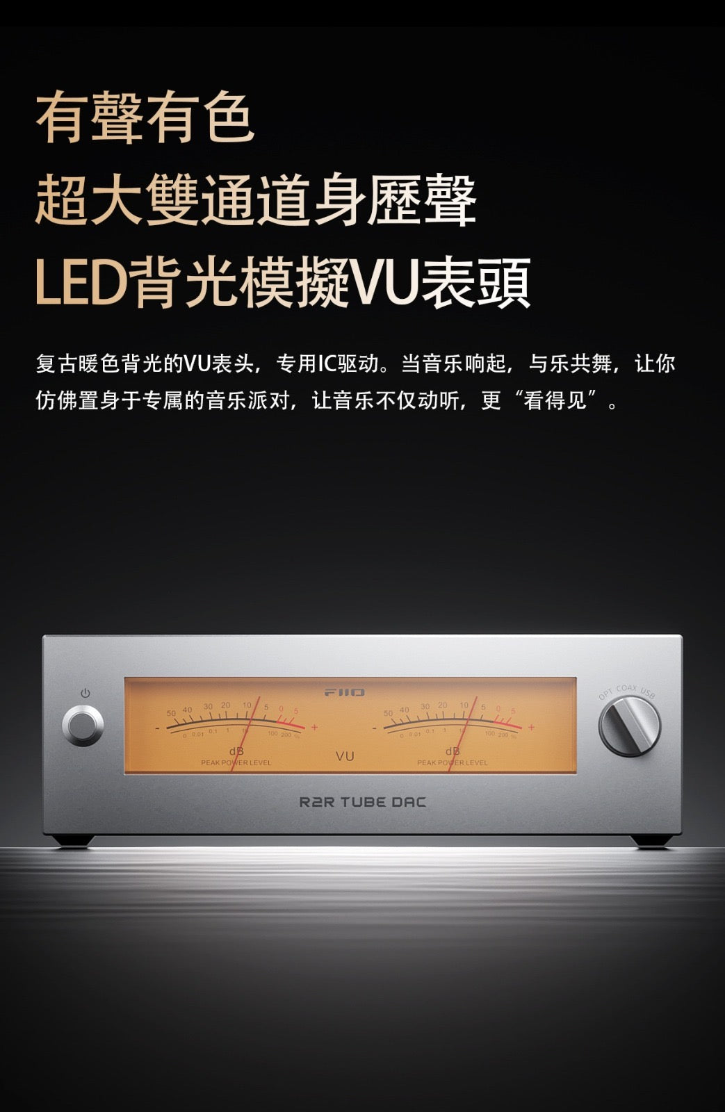FiiO 温拿 WARMER R2R (台式R2R膽放大解碼器)