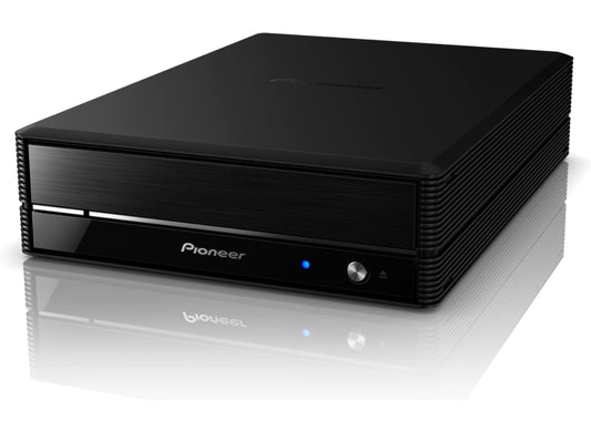 Pioneer BDR-X13J-S Windows 11 Compatible UHDBD Playback USB 3.1 Connection 5" External BD Drive Black