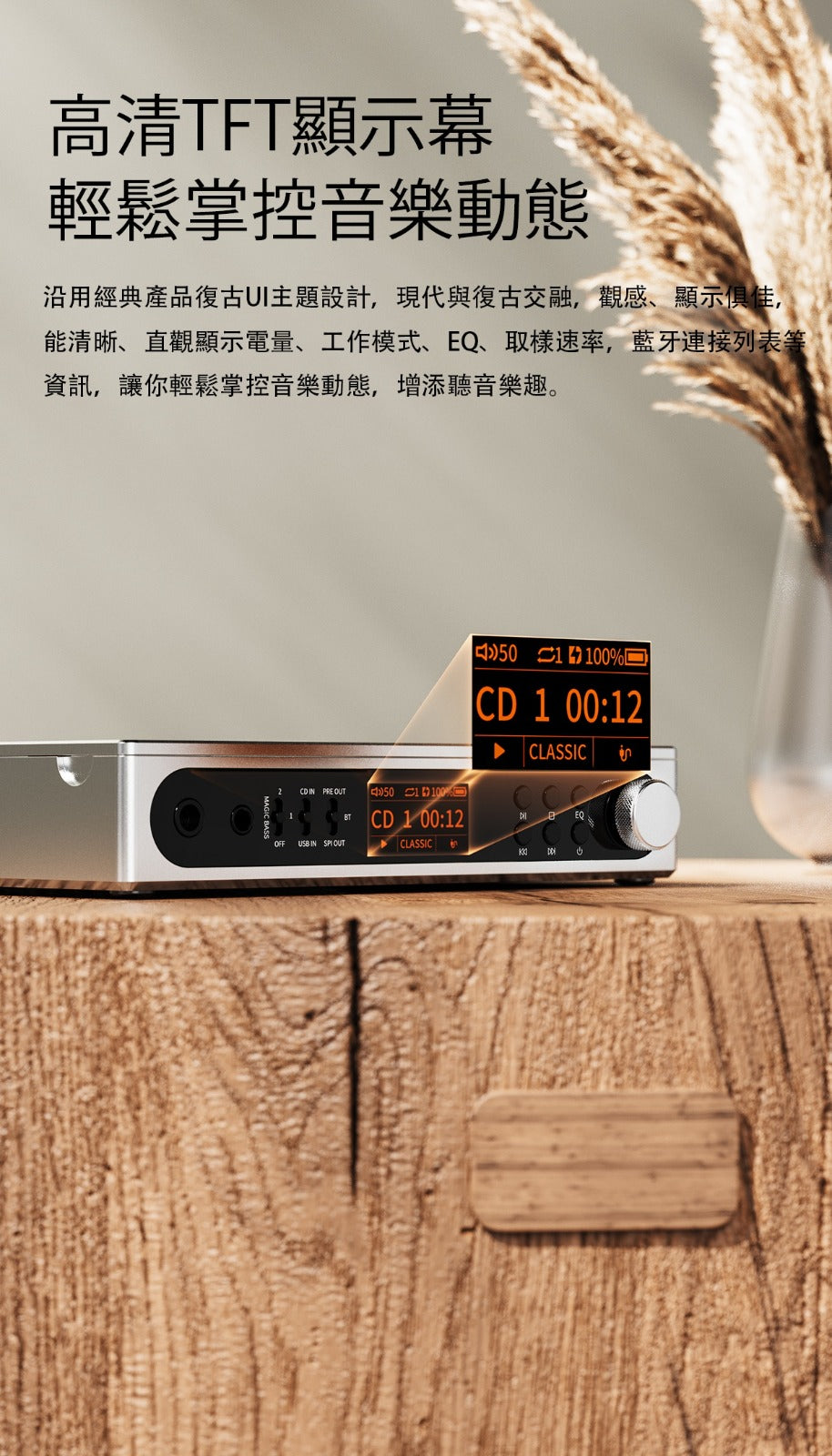 FiiO DM15 R2R (便攜身歷聲CD播放機)