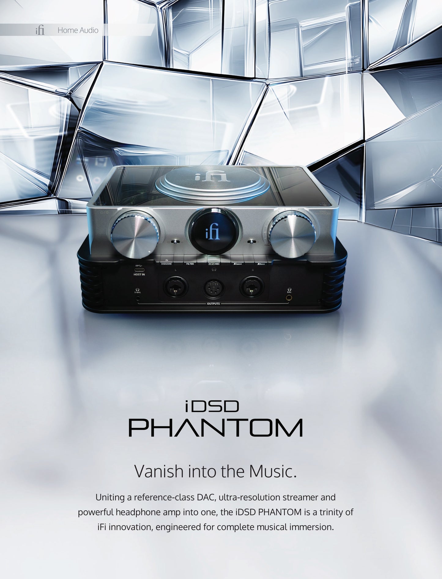 iDSD Phantom 串流解碼 DAC / 耳機擴大器
