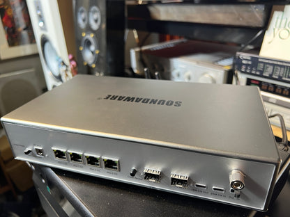 SOUNDAWARE PA3 HiFi 網絡交換機接口及機背實物